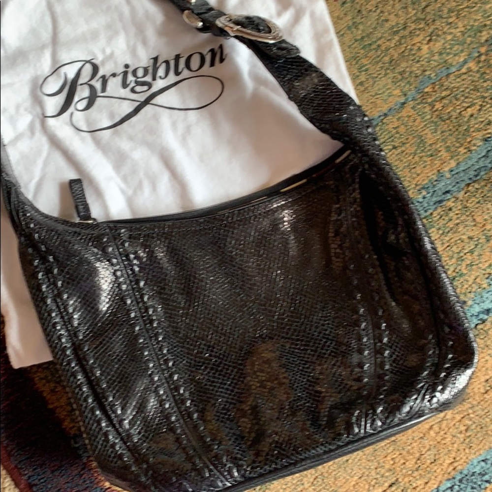 Great Brighton black leather handbag